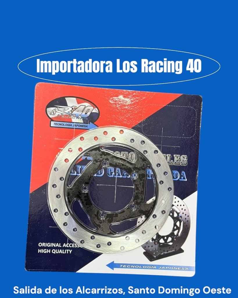 DISCO FRENO R40 PLATINA 125