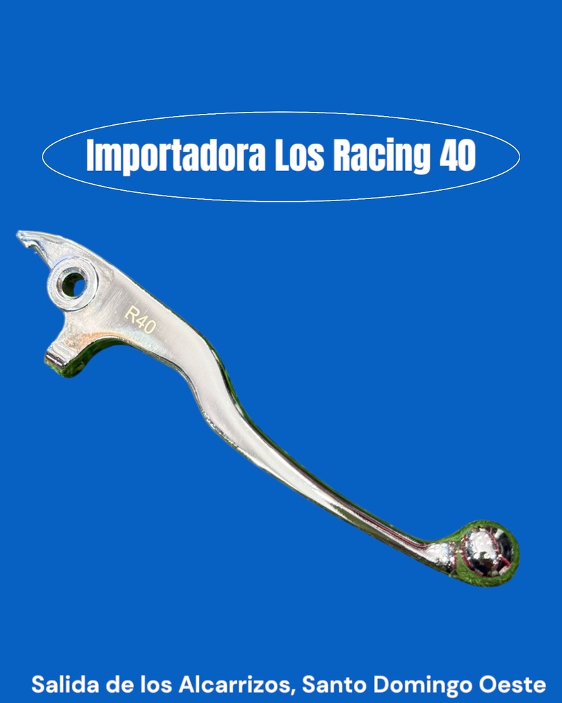MANECILLA CROMADA  R40 FRENO DISCO BOXER/CT/PT2020