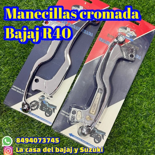 MANECILLA CROMADA R40 CLOCHE BAJAJ PT/BOXER/CT