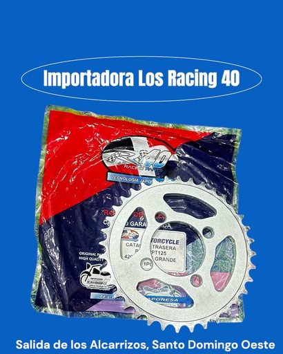 [36TR40] CATALINA 36T R40 PLATINA 100/125  420/428