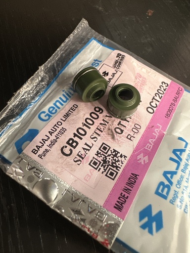 [CB101009'2] SELLO VALVULA GRANDE BAJAJ PLATINA 2019